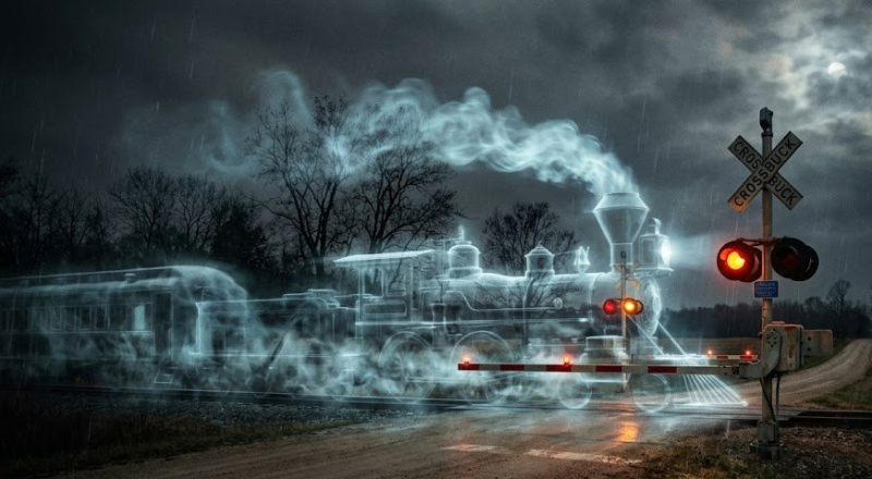 Phantom Train Stories in America: Haunted Tracks, Lights, and Lost Passengers