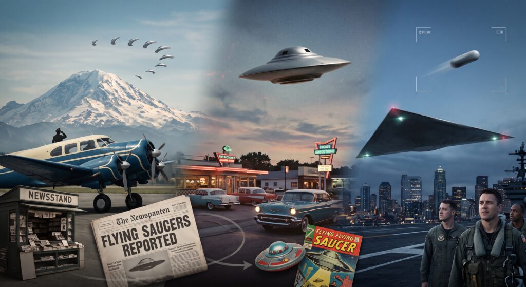 Statistical Trends in UFO Sightings: Why the Shapes Keep Changing