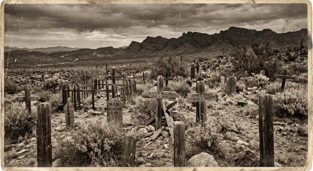 A pioneer cemetery in the Arizona desert
